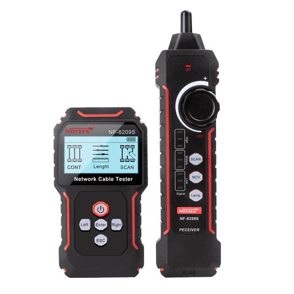 Noyafa NF-8209S tester LAN káblov s PoE a vyhľadávač káblov – Hlavné vlastnosti